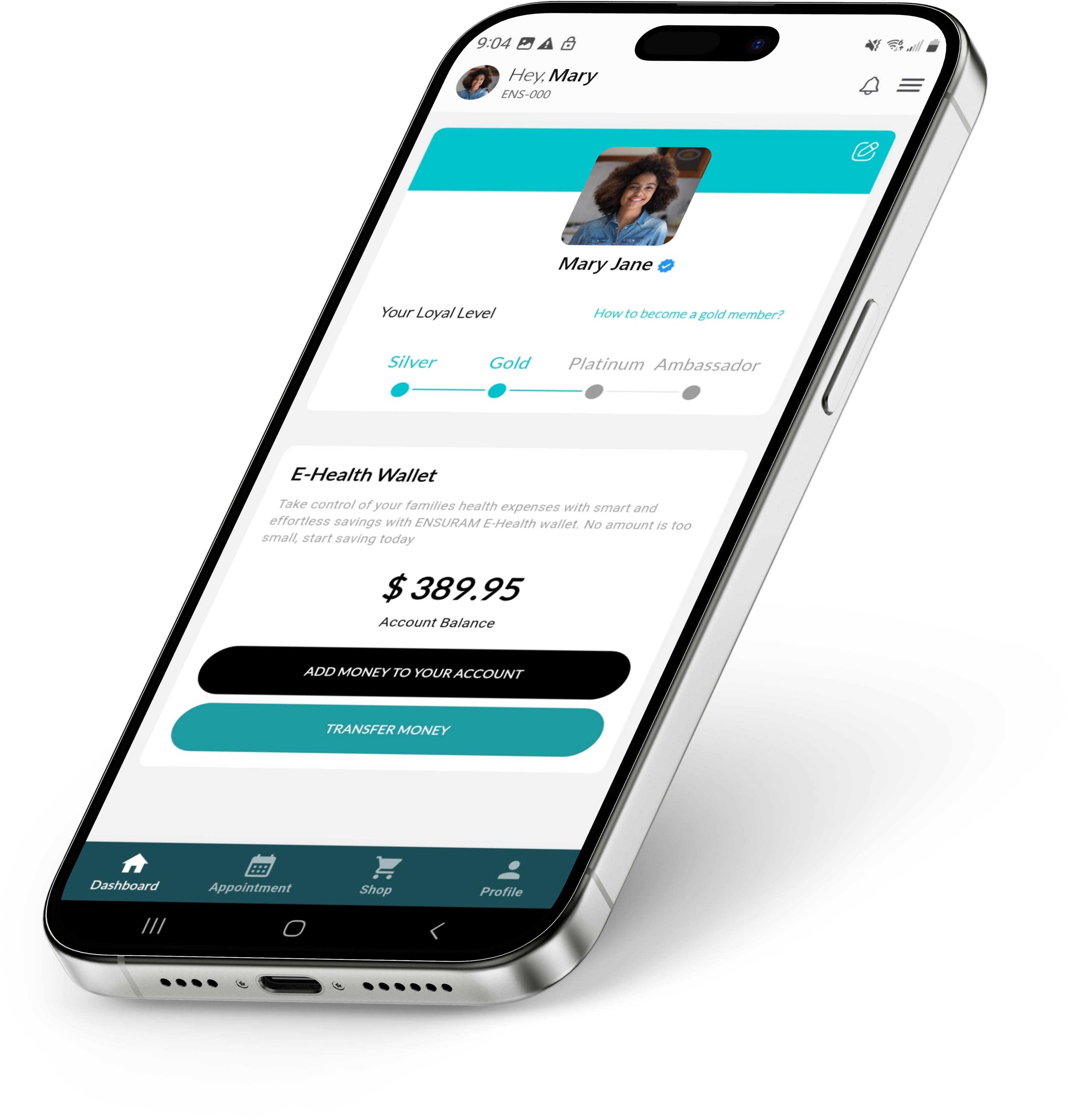 Ensuram on mobile